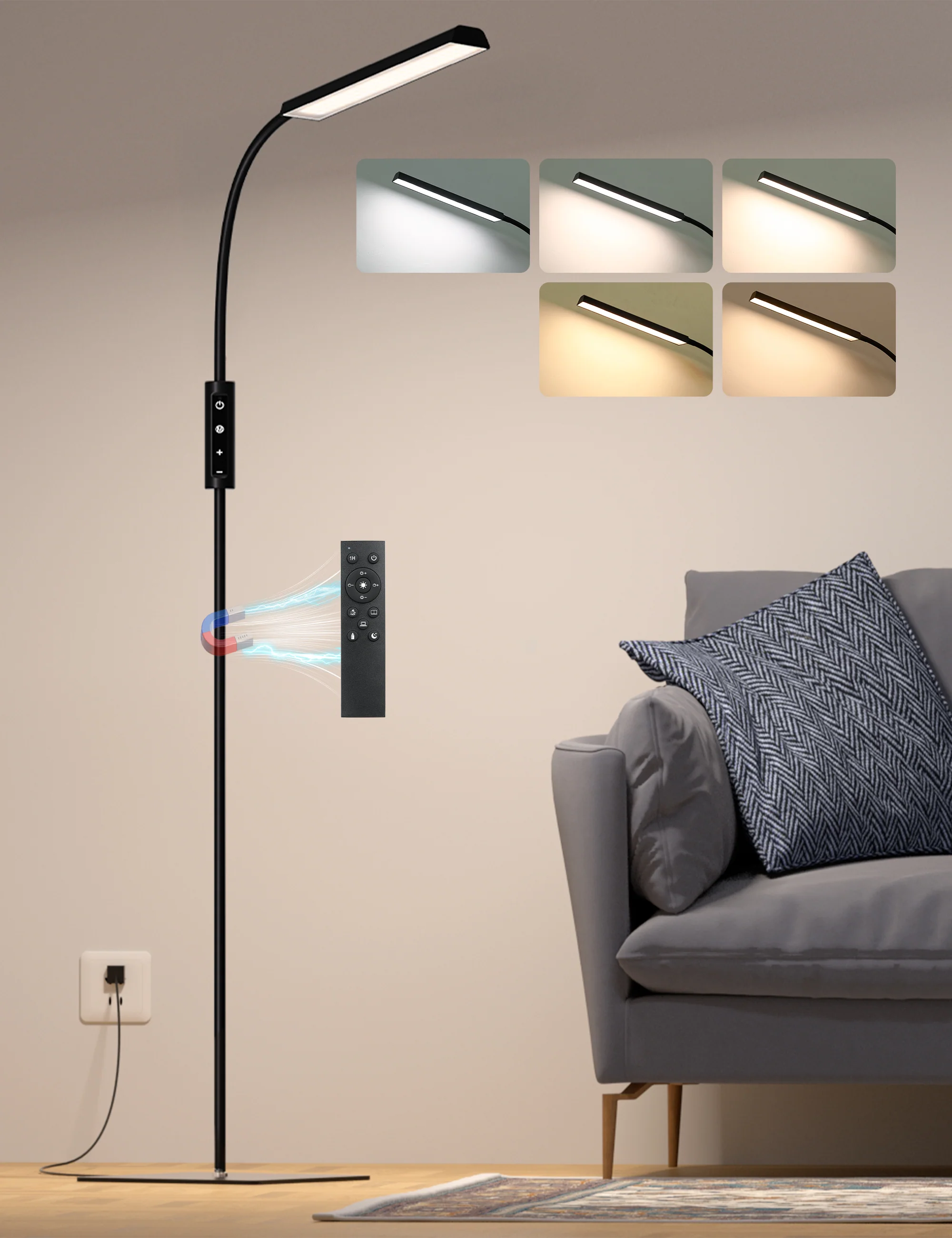 TaoTronics Remote Customizable LED Floor Lamp NB-DL007 - Image 3