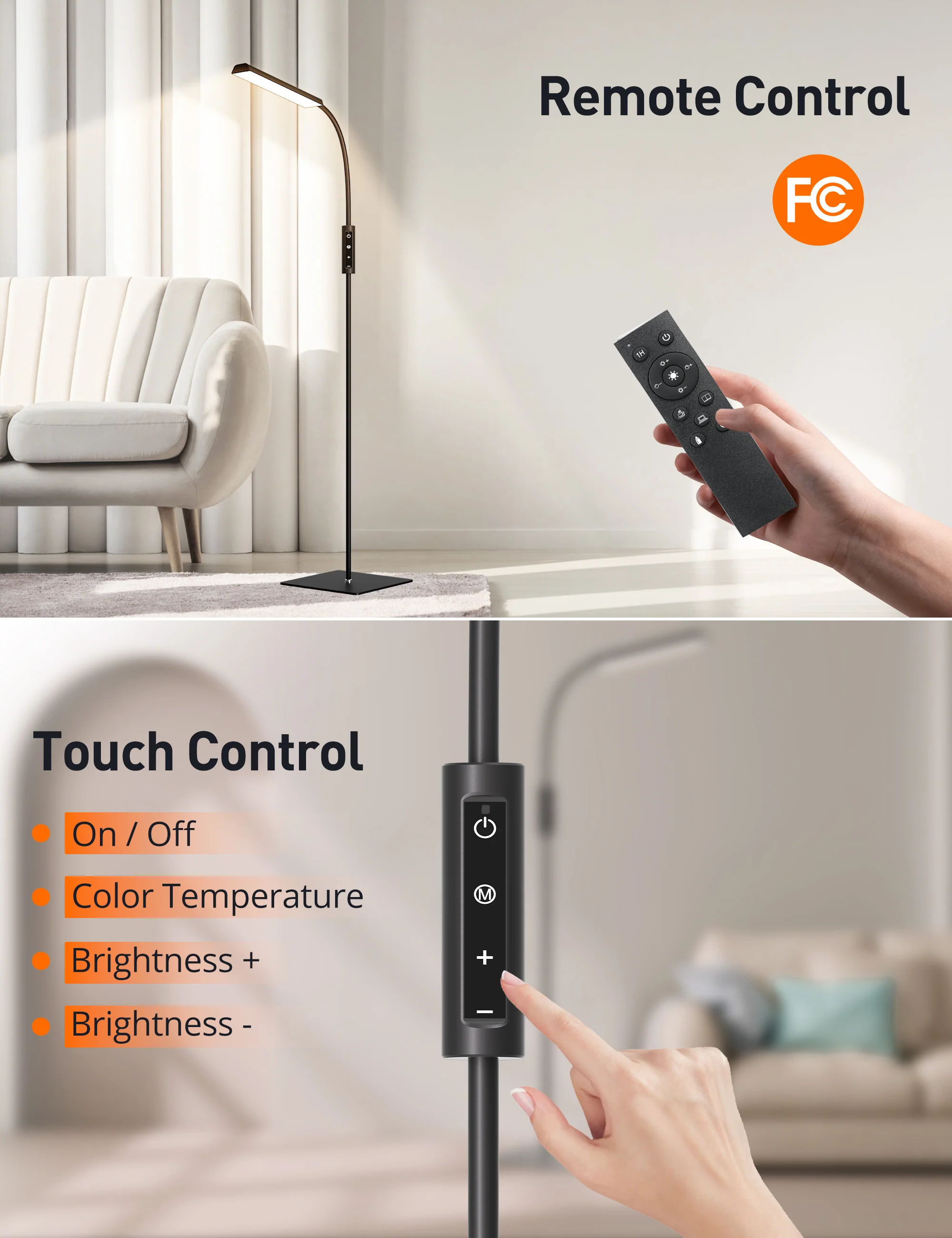 TaoTronics Remote Customizable LED Floor Lamp NB-DL007 - Image 6
