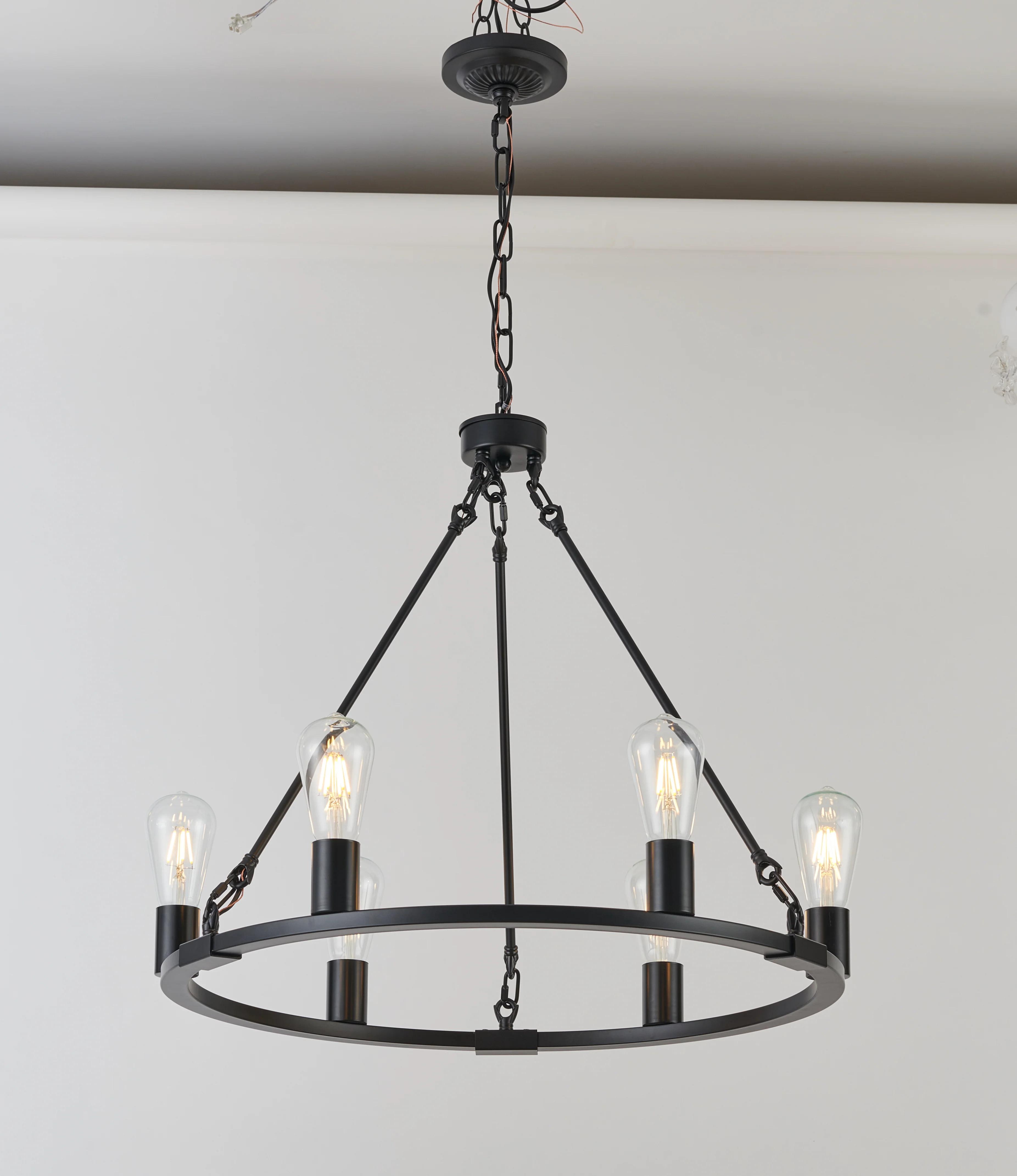 TaoTronics 6-Light Modern Chandelier Ceiling Lighting Pendant Light Fixtures NB-CL006 - Image 3
