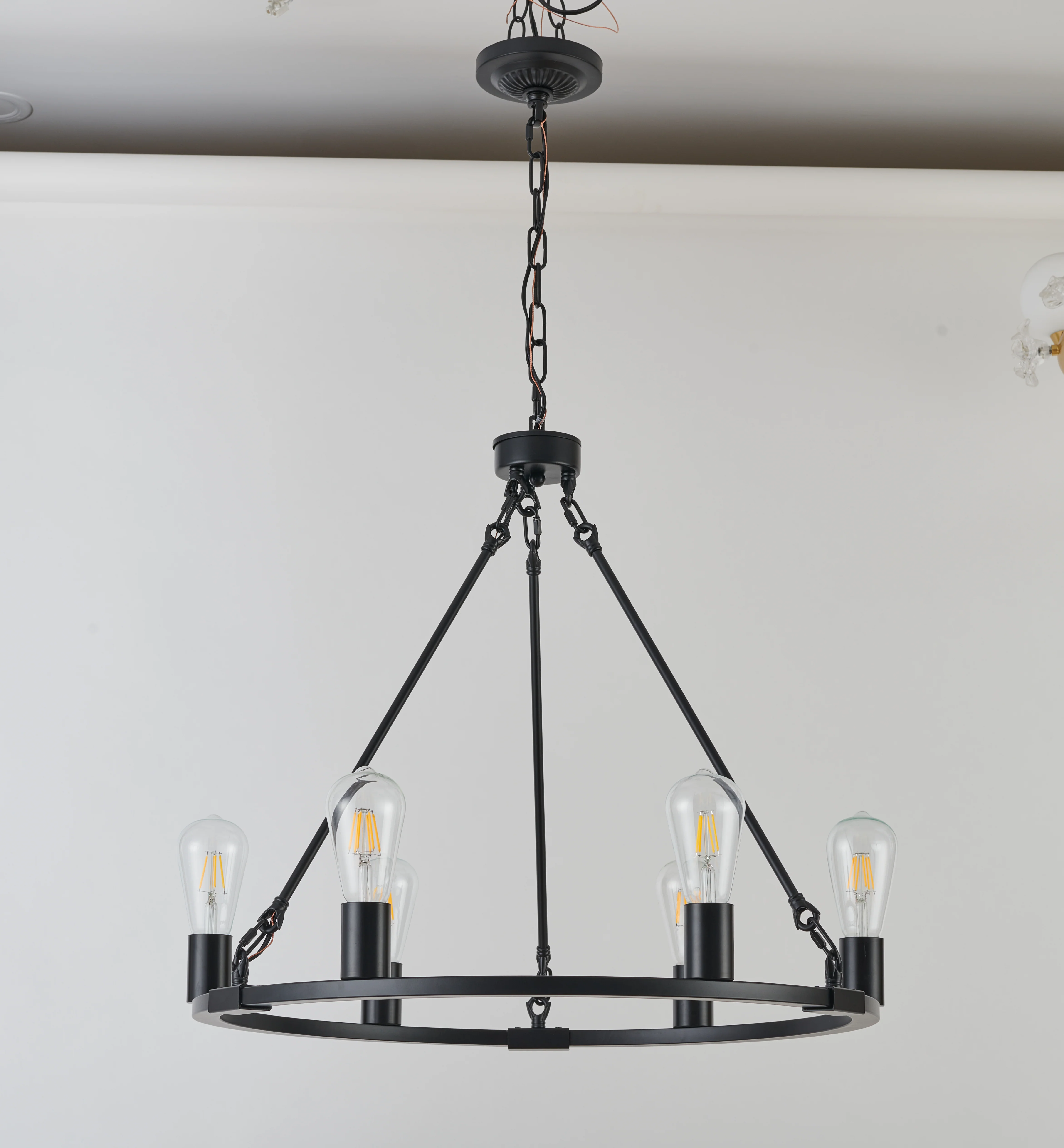 TaoTronics 6-Light Modern Chandelier Ceiling Lighting Pendant Light Fixtures NB-CL006 - Image 4