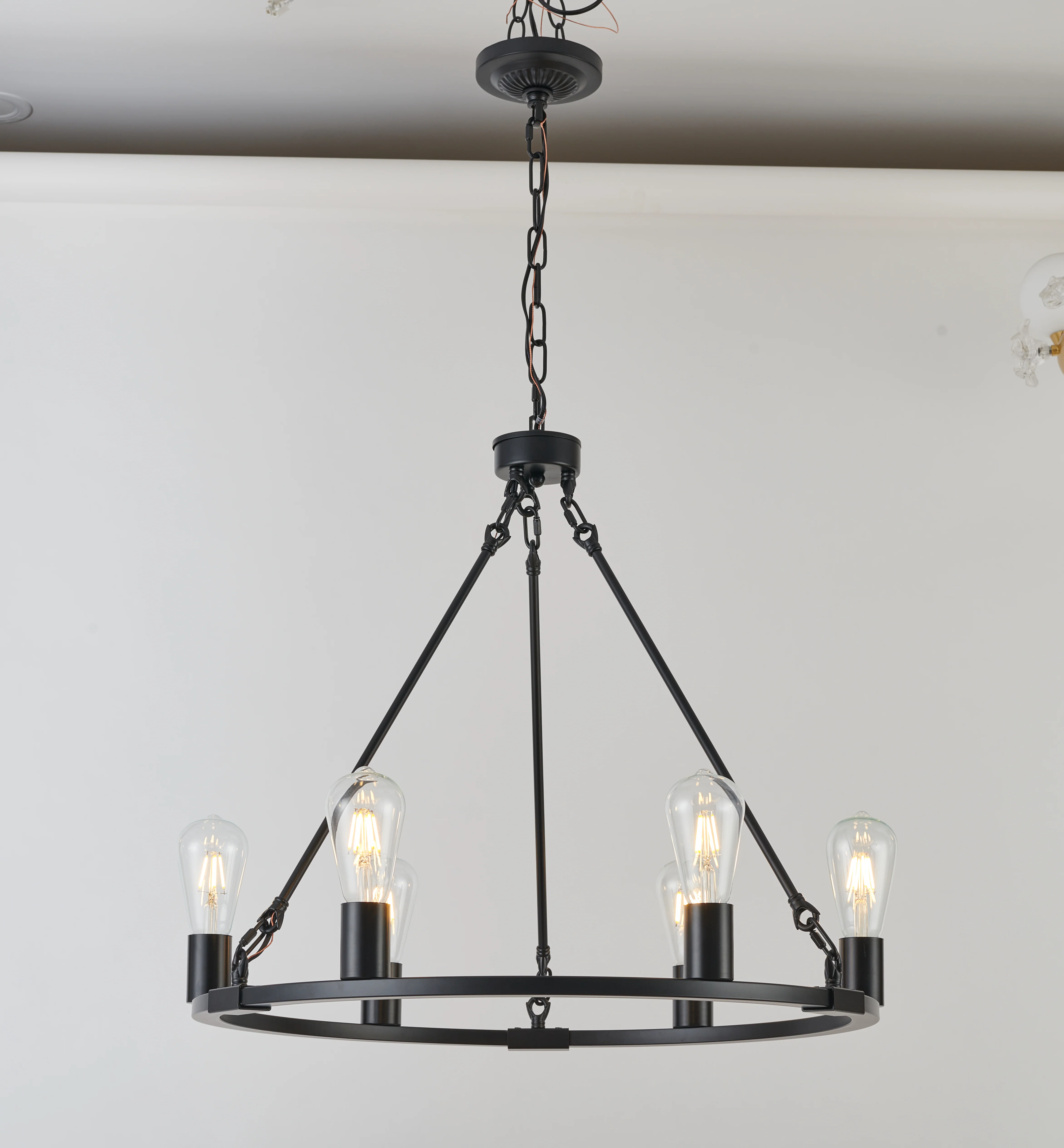 TaoTronics 6-Light Modern Chandelier Ceiling Lighting Pendant Light Fixtures NB-CL006 - Image 5