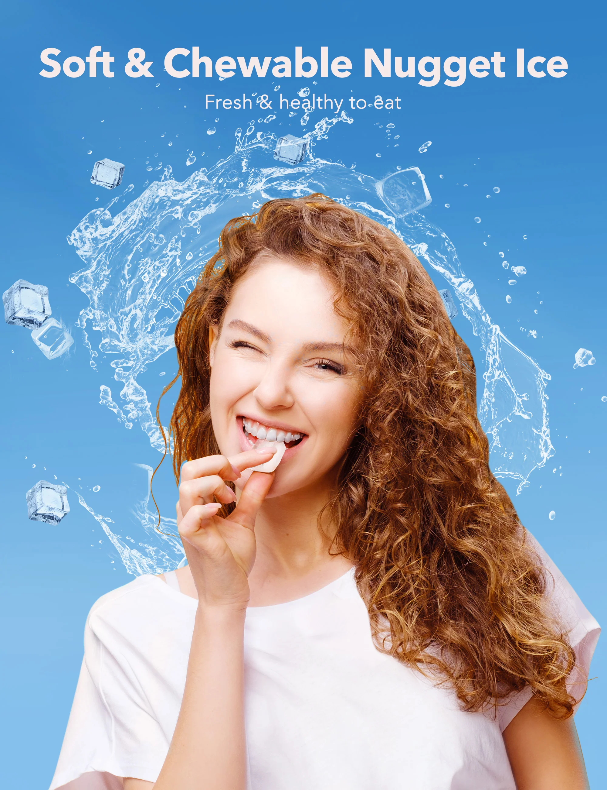 TaoTronics Ice Maker NB-IC001, Smart Countertop Compact Machine with One Click - Image 4