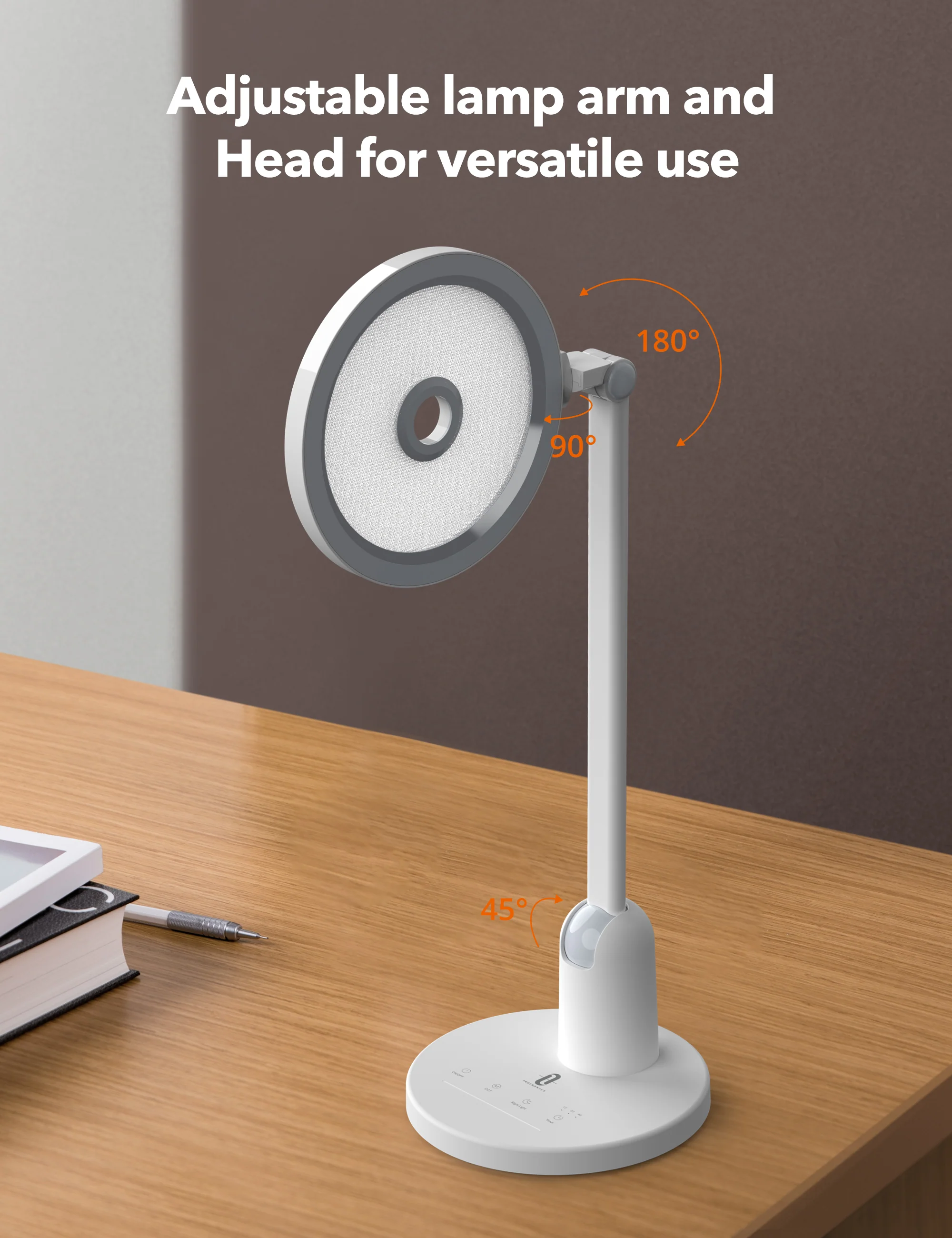 TaoTronics | Jupiter L1 Full spectrum Plastic Desk Lamp TT-DL1055 - Image 4