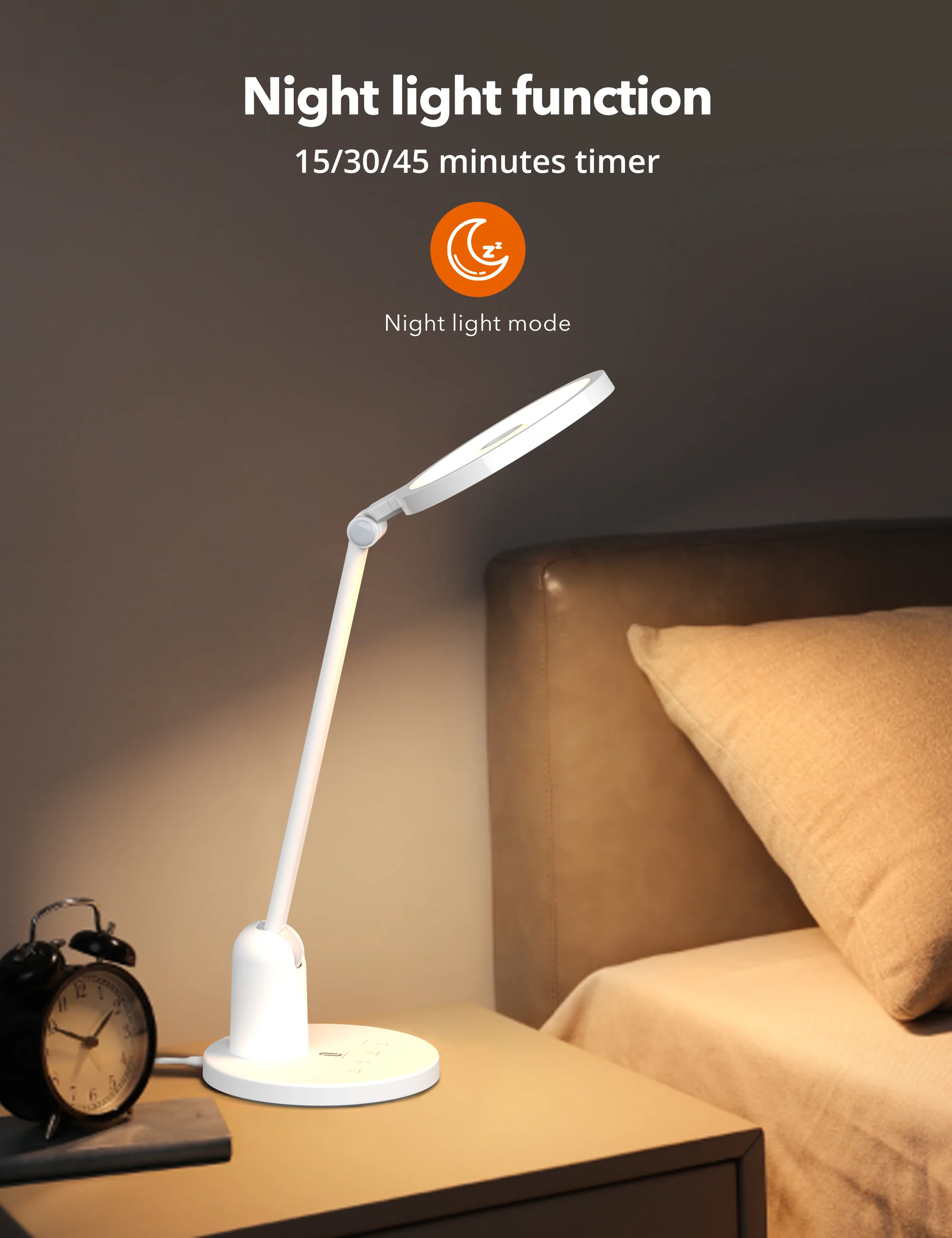TaoTronics | Jupiter L1 Full spectrum Plastic Desk Lamp TT-DL1055 - Image 6