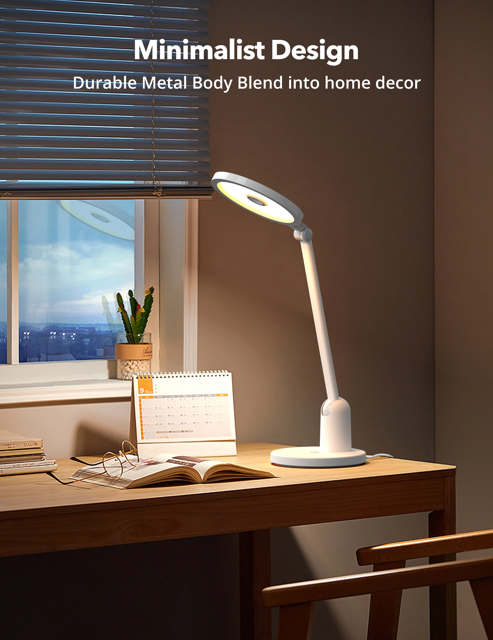TaoTronics | Jupiter L1 Full spectrum Plastic Desk Lamp TT-DL1055 - Image 8