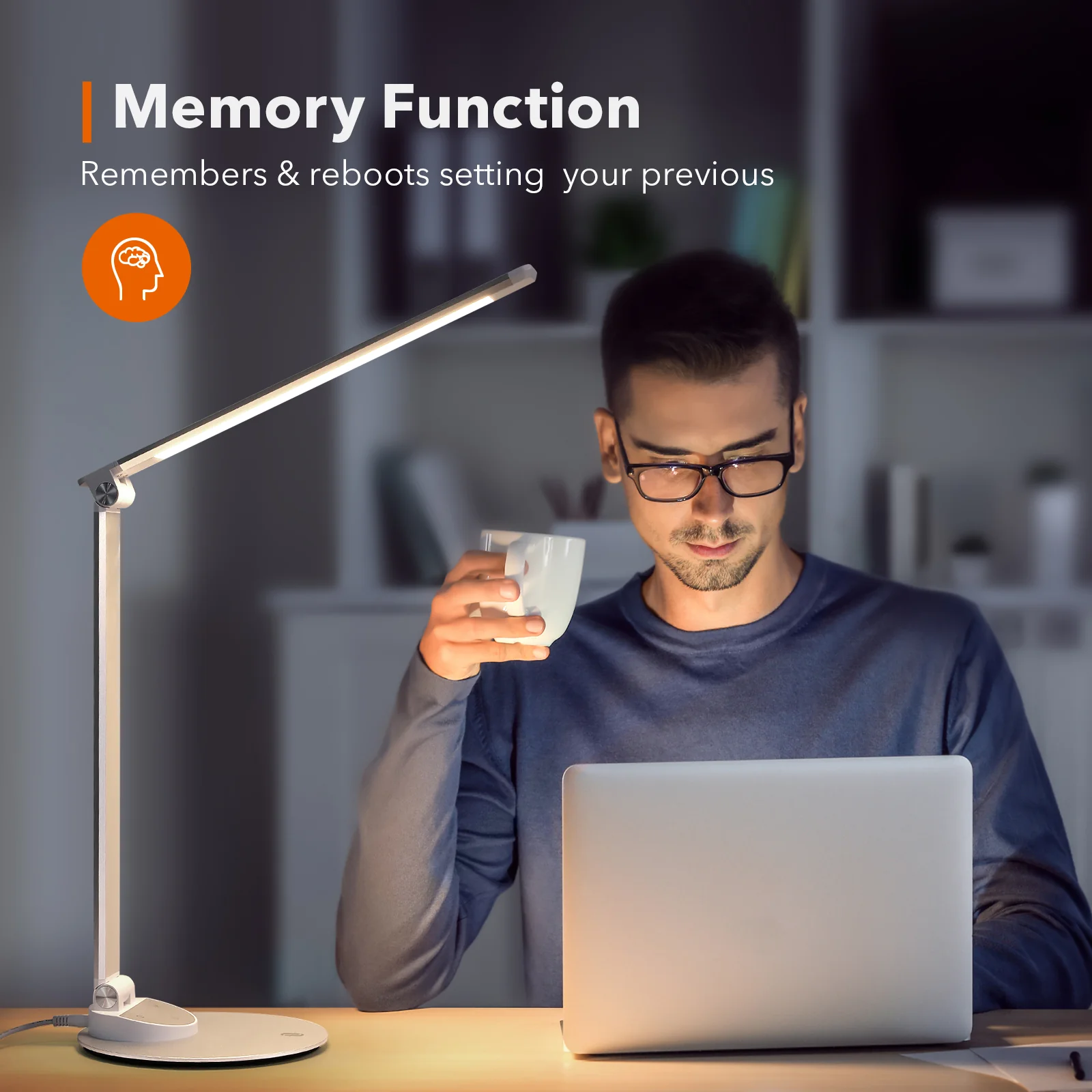 TaoTronics | Mercury L2 Ultrathin-6000K LED Desk Lamp TT-DL19 - Image 4