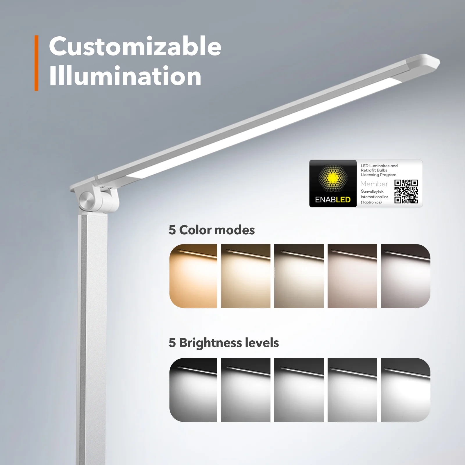 TaoTronics | Mercury L2 Ultrathin-6000K LED Desk Lamp TT-DL19 - Image 7