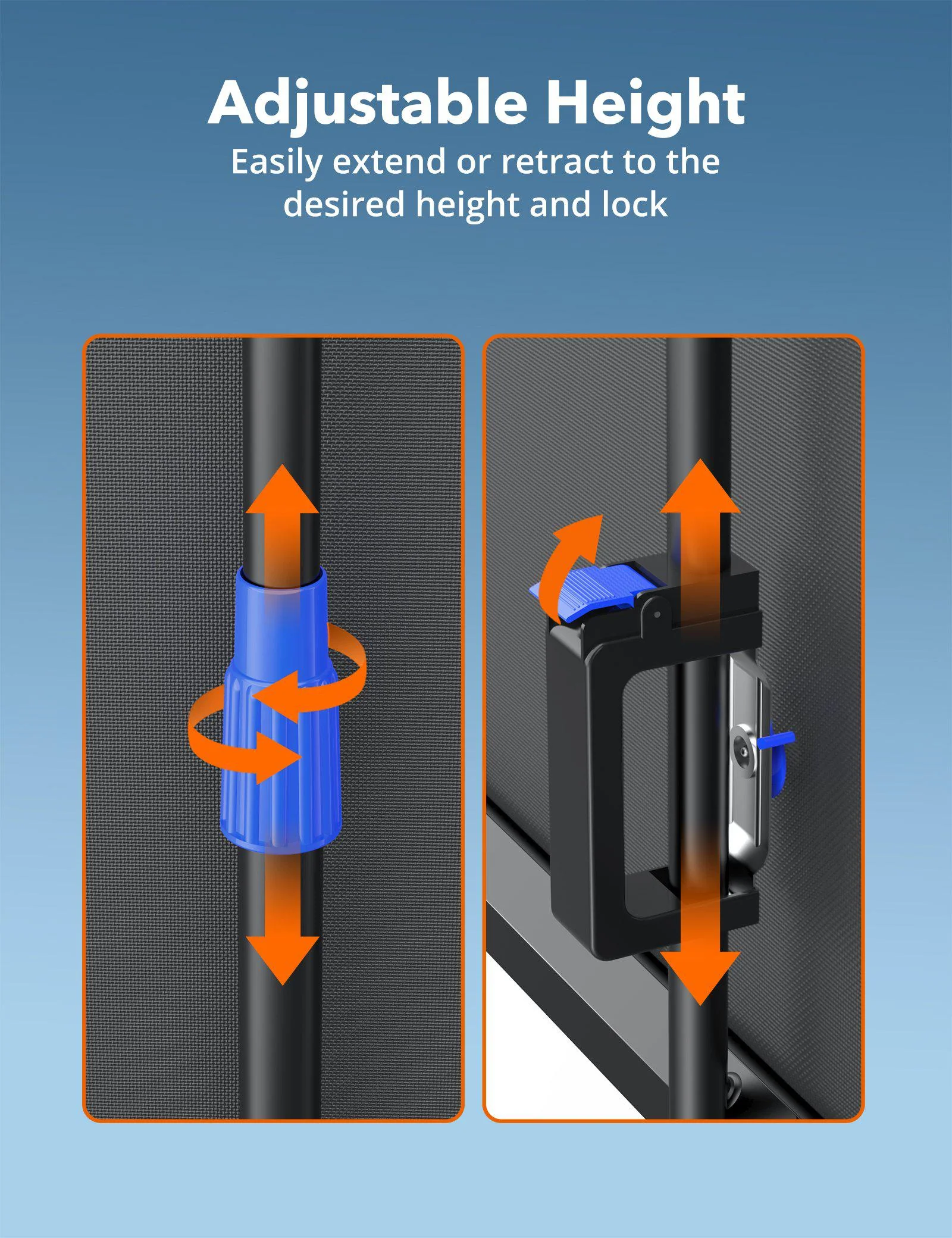 TaoTronics TT-HP021 Portable Projector Screens 120" with Stand Support 4K HD - Image 7