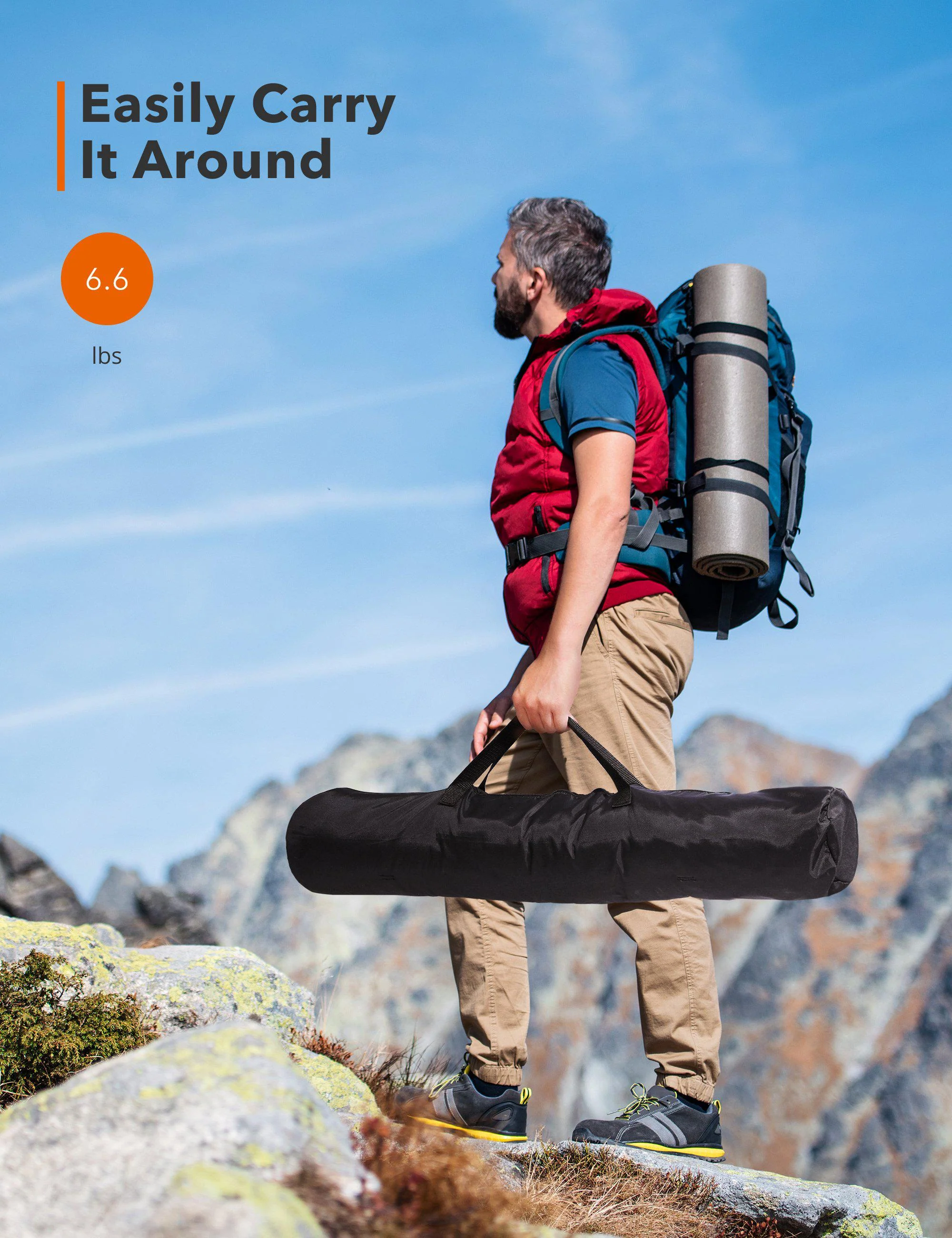 TaoTronics TT-HP021 Portable Projector Screens 120" with Stand Support 4K HD - Image 6